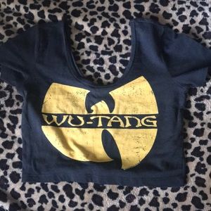 Wu- tang crop shirt